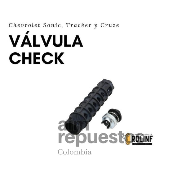 (5 unidades) Valvula Check Enfriador Aceite Sonic, Cruze Y Tracker - Aim Repuestos Colombia